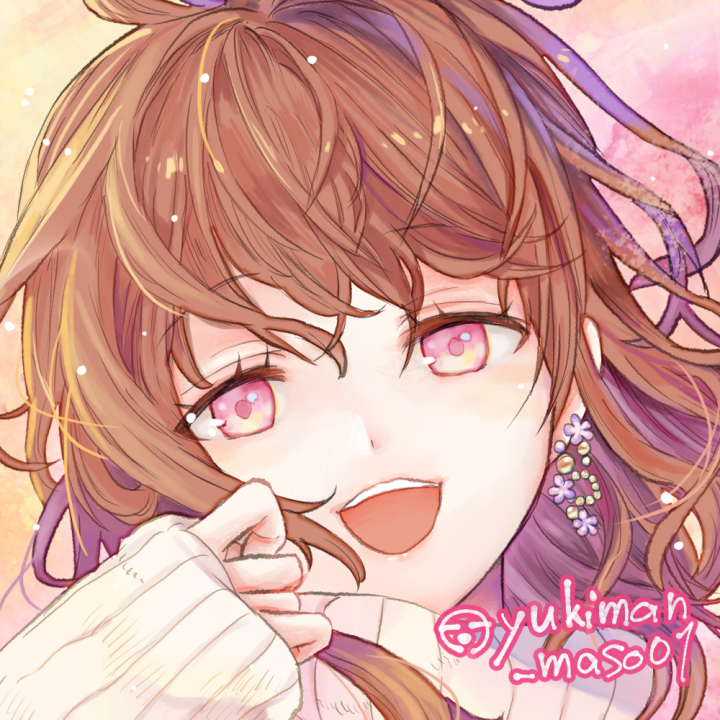 SNSアイコンサンプル（背景なし） イラスト制作 ｜つなぐ