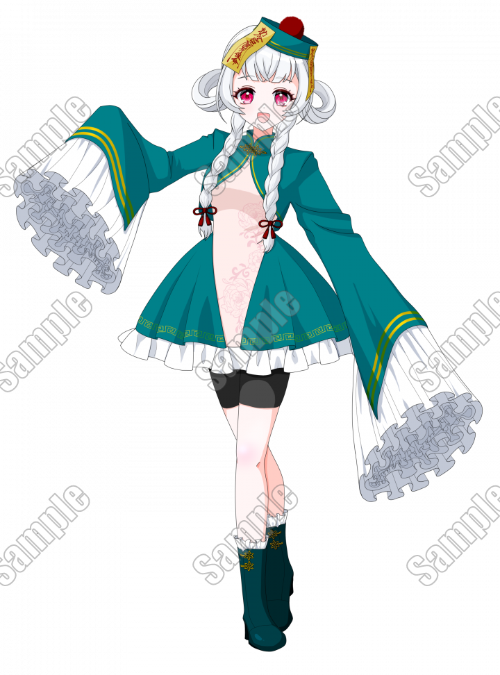 キョンシー娘表情差分10種| キャラクター ｜つなぐ