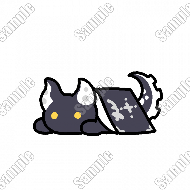 触手の猫のアイコンSNSアイコンやTRPGのGM駒等にどうぞ| キャラクター