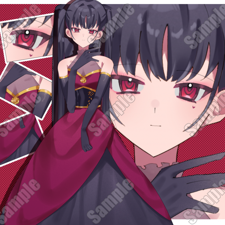 黒髪ツインテ赤ドレスちゃんぜひ！！！| キャラクター ｜つなぐ