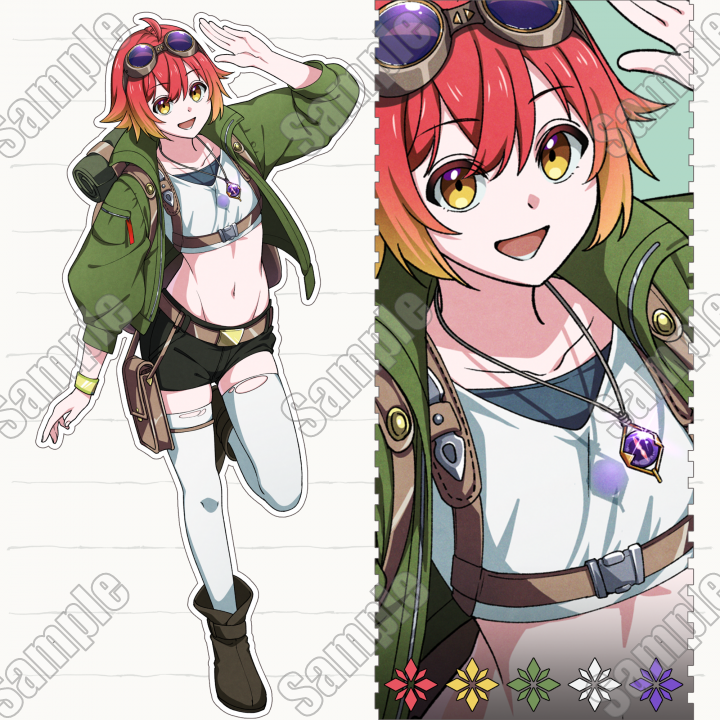 PSD+PNG/表情11種】adopt06_冒険家表情組み換え可能