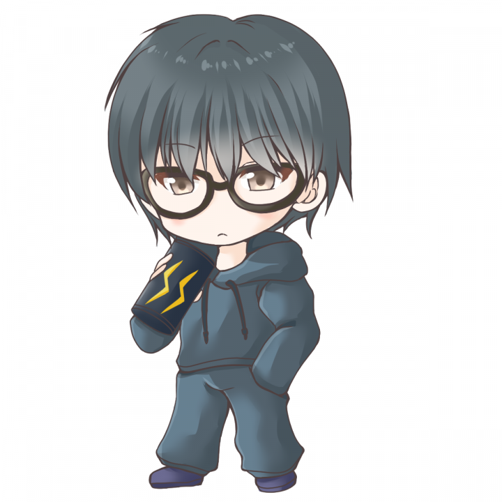 アニメキャラクター 手描きイラスト 2L判サイズ アニメスタイル キャラクターイラスト 2L判サイズ アニメスタイル