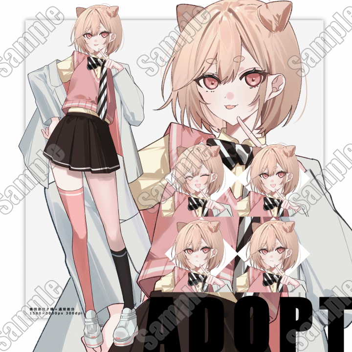 アニメ風女性キャラクターイラスト アニメ風の女性キャラクター びっくりのイラスト素材 [87357230