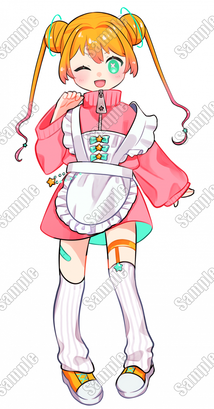 おだんごツインテールちゃん元気っ子| キャラクター ｜つなぐ