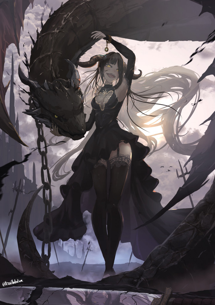 ファンタジー系イラスト制作キャラクターデザインから一枚絵まで幅広く