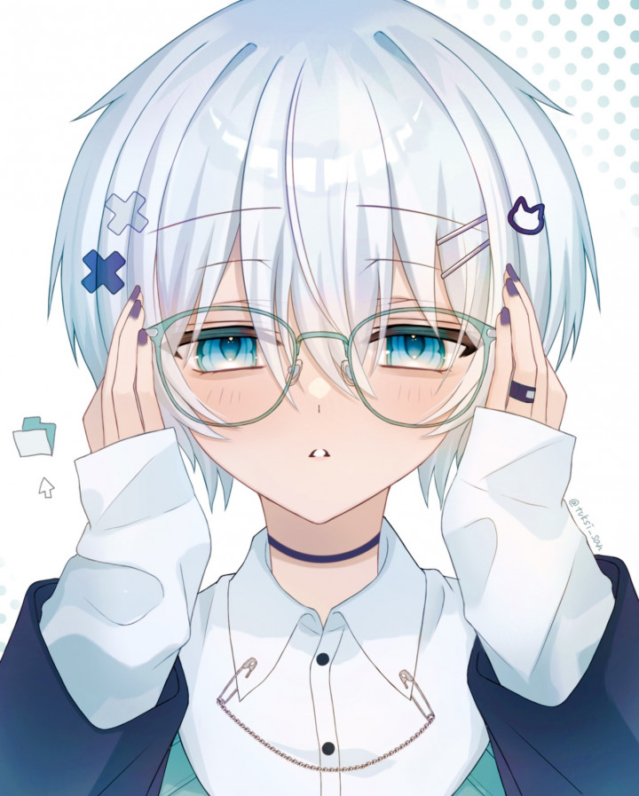 SNSアイコン・個人観賞用向けイラスト透明感×ポップ！SNSを彩る可愛い