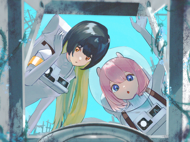 イラスト制作青色を中心とした表現| イラスト依頼・販売 ｜つなぐ