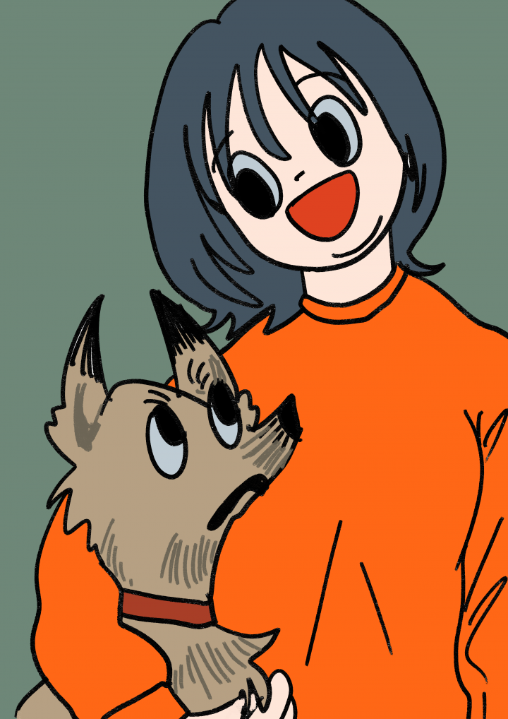 似顔絵イラストゆる可愛い絵柄でにがおえをつくりませんか？| イラスト