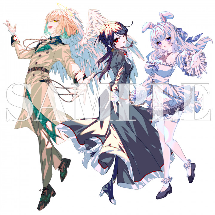 ◇立ち絵◇イラストオーダー②◇TRPG、グッズ等に◇TRPG・ゲームの立ち